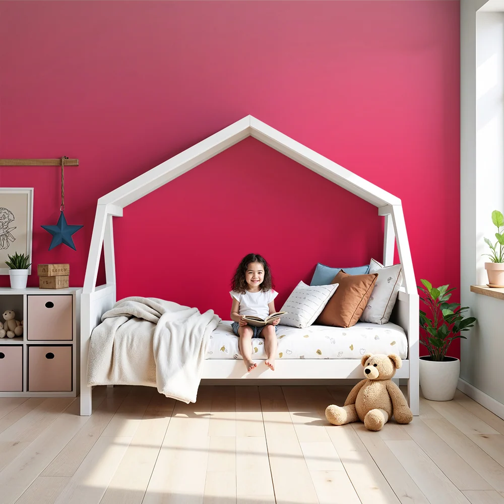 Tapet barnerom | Myk rosa gradient