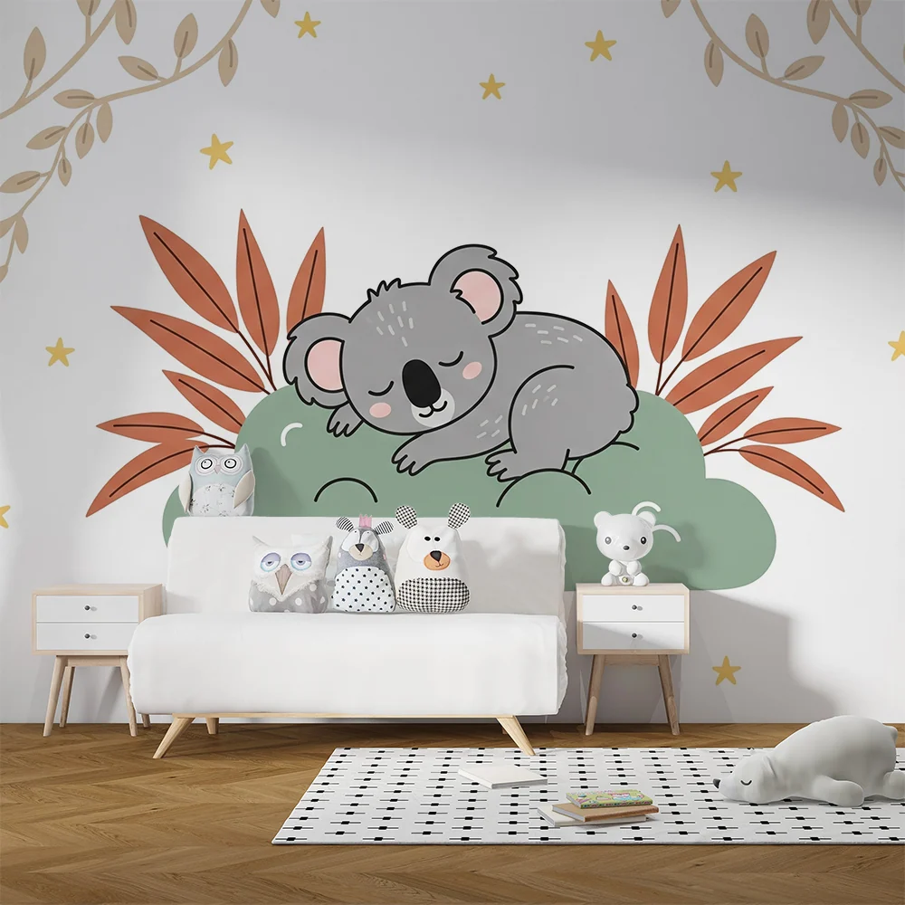 Tapet barnerom | Sovende koala i naturen