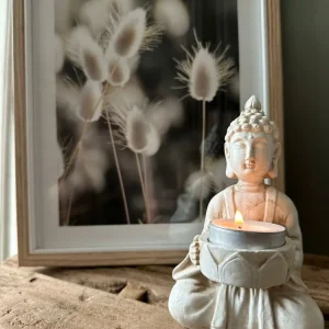 Telysholder Buddha Lys