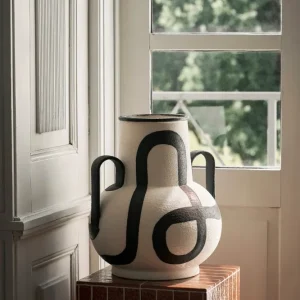 Trace Vase Offwhite