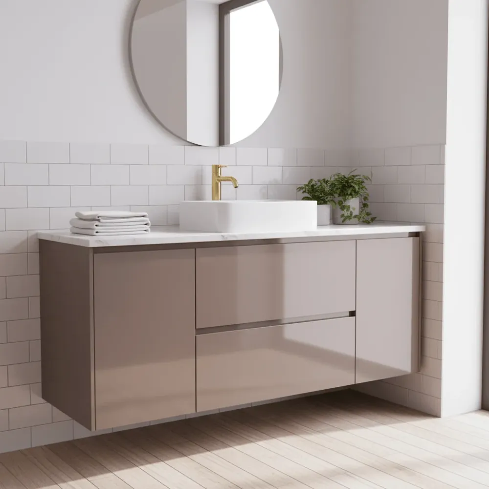 Uni lack taupe kontaktplast