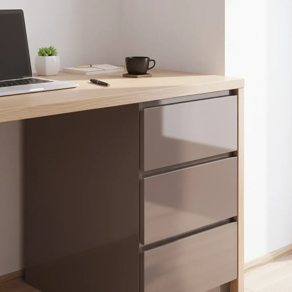 Uni lack taupe kontaktplast