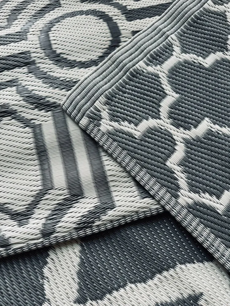 Utendørs teppe 90×180 cm – Grey mix