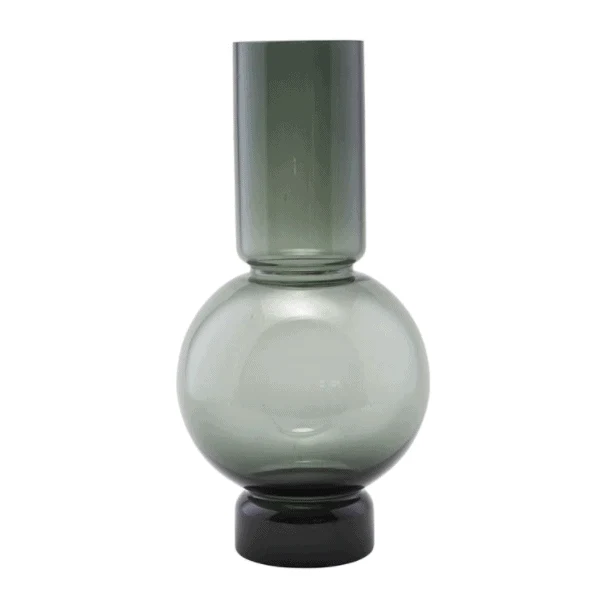 Vakker Vase, Bubble i Grå/Blå - Høy