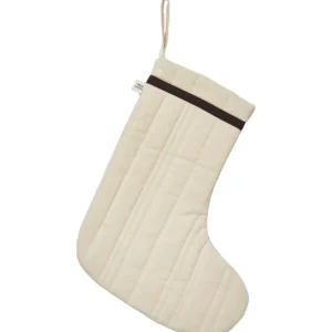 Vari Quilted Christmas Stocking Cotton Natural