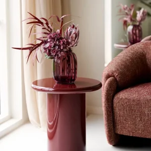 Vase bordeaux - Munnblåst glass