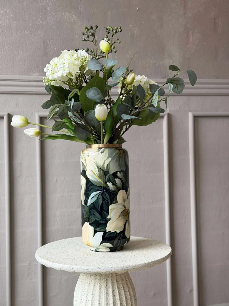 Vase - Flower print 30 cm