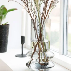 Vase, Forms, Røykfarget glass