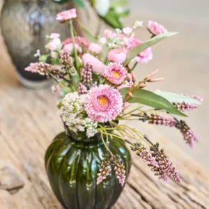 Vase Justine green - Munnblåst