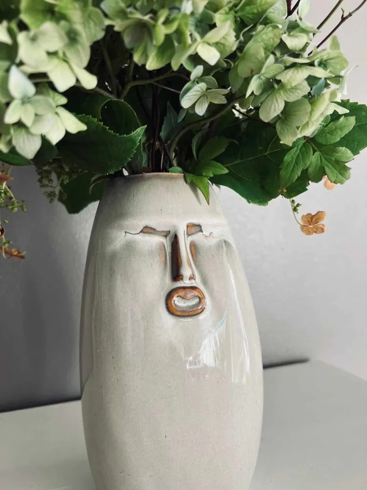 Vase keramikk FACE