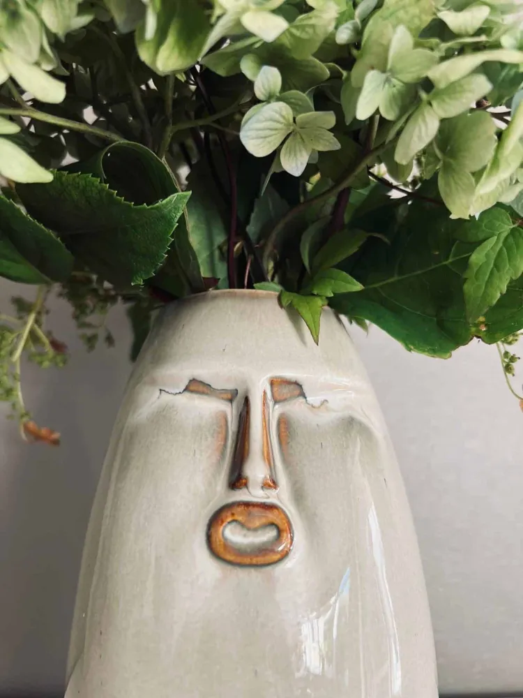 Vase keramikk FACE