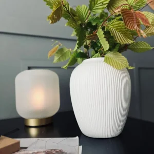 Vase - Keramikk Hvit