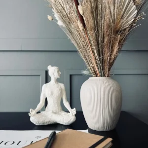 Vase - Keramikk Krem