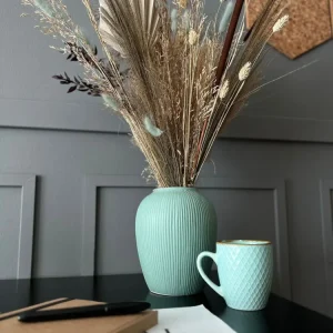 Vase - Keramikk mint