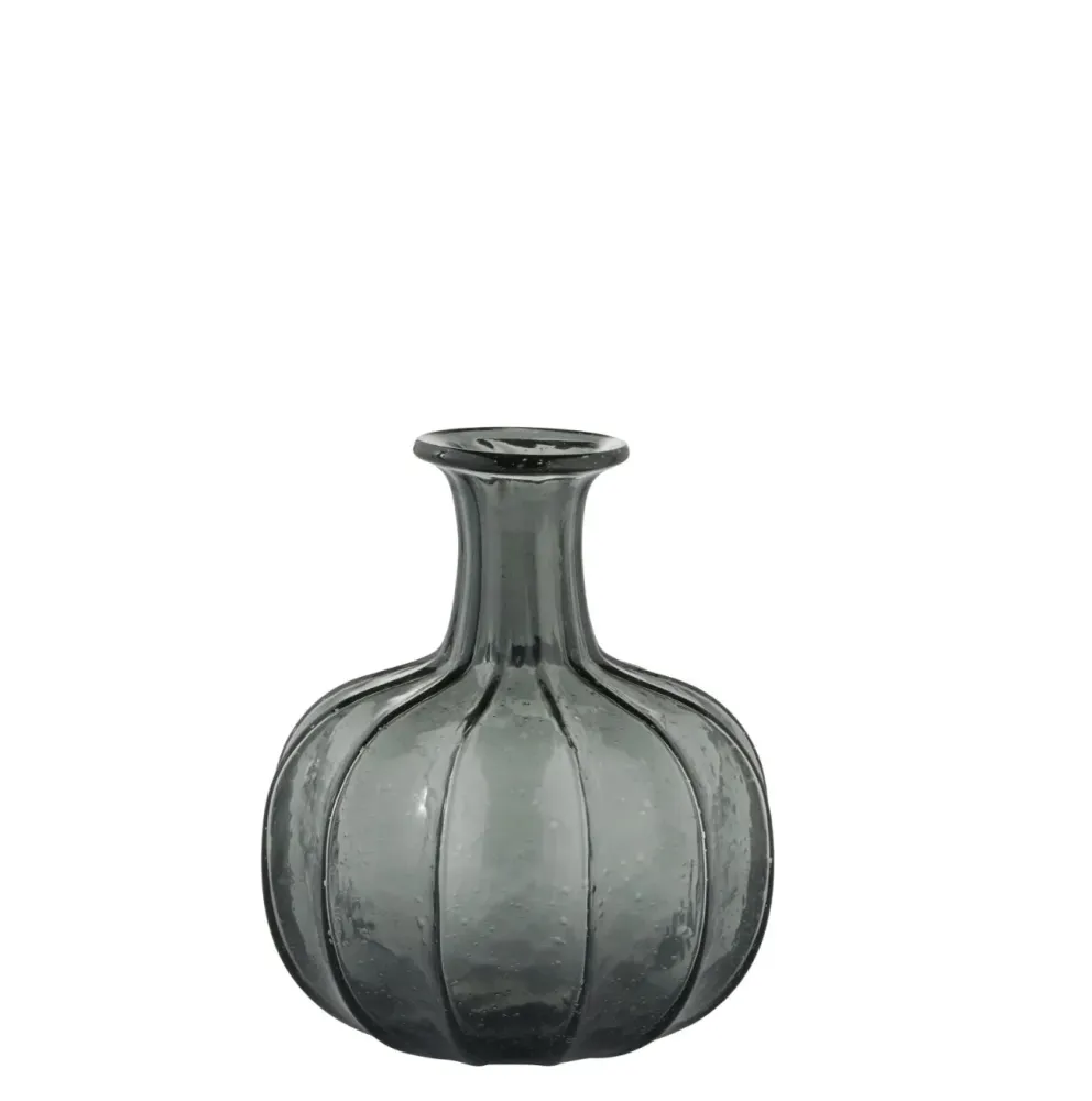 Vase Mayia - H: 21 cm - Grå