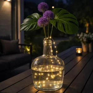 Vase av resirkulert glass