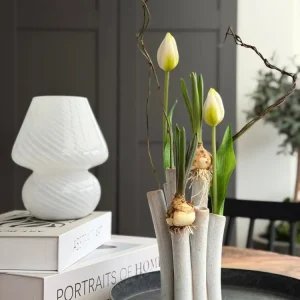 Vase Round Hvit