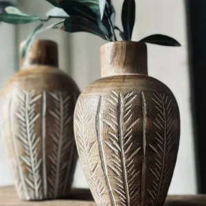 Vase – Wood 18cm