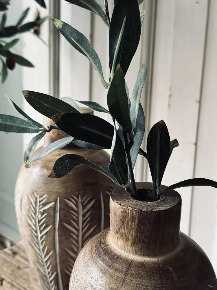Vase – Wood 18cm