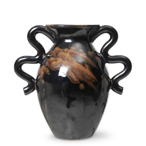 VERSO TABLE VASE BLACK