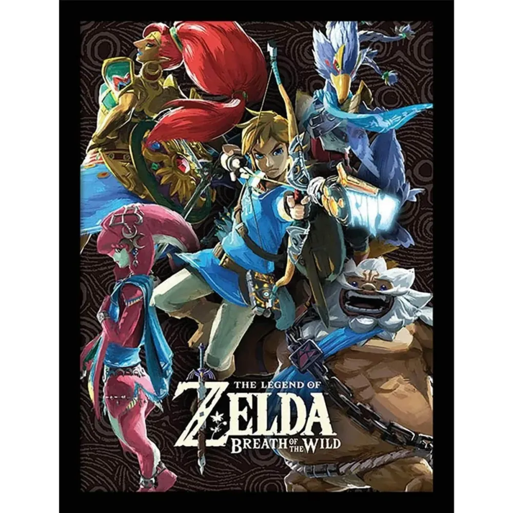 Zelda Innrammet Bilde 30 x 40 cm Champions