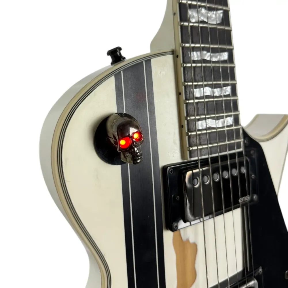 ESP LTD James Hetfield Signature Iron Cross 2021 - Snow White Aged