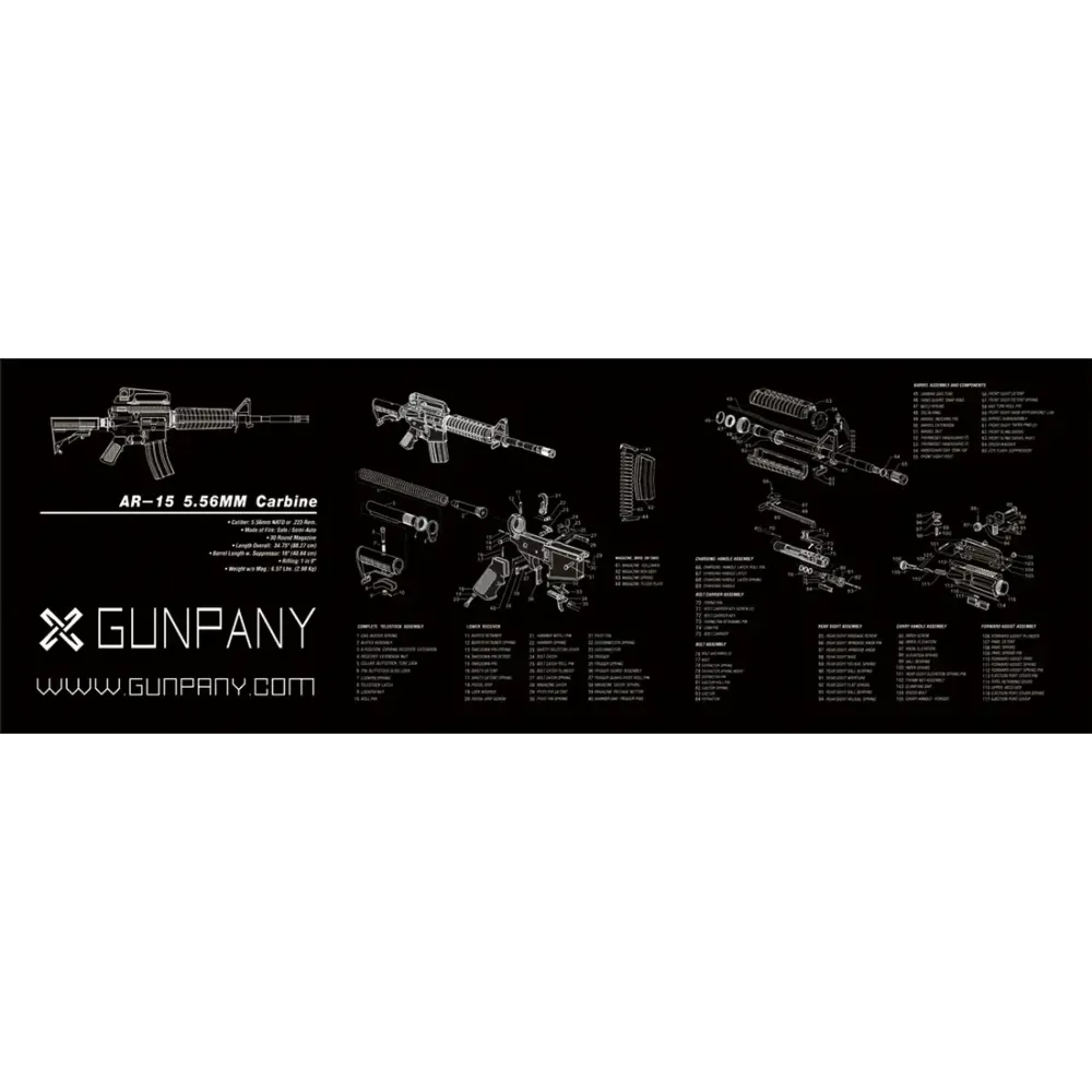Gunpany - AR15 Diagram Rensematte