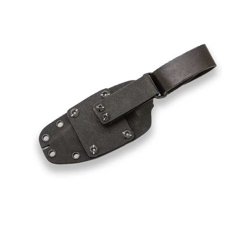 Erizo TS2 friluftskniv - Sort Canvas Micarta med Kydexslire - Joker Knife
