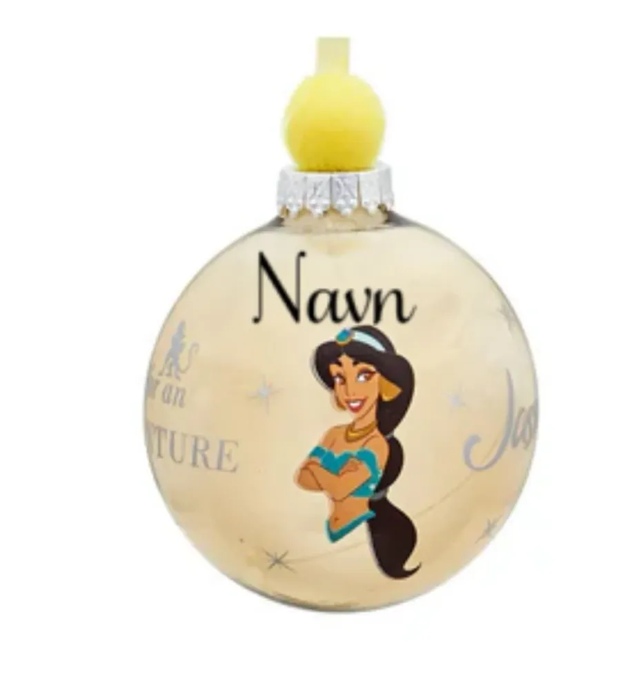 Disney Julekule Med Valgfritt Navn Jasmine