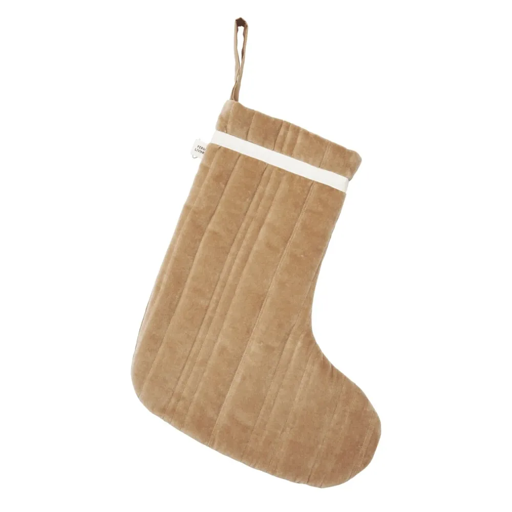 Julestrømpe Vari Velvet Tan