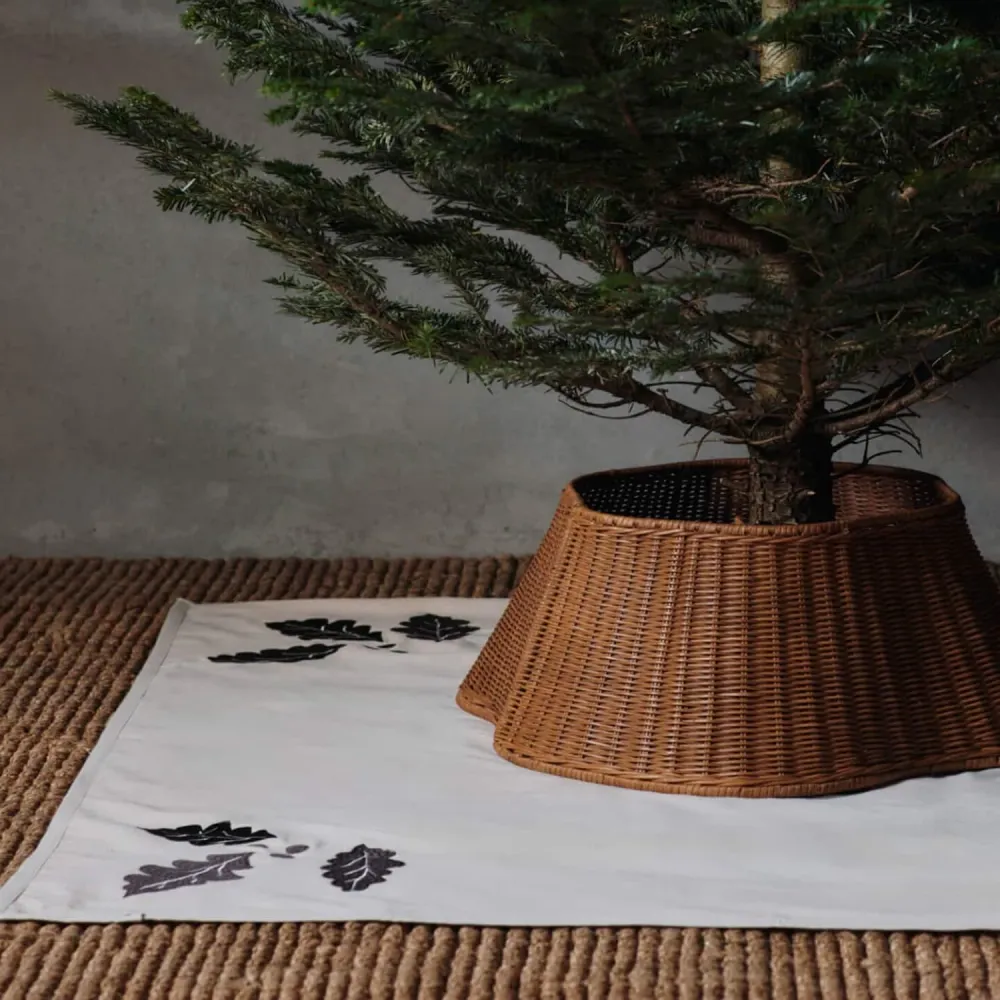 Juletrefot Drape Natur