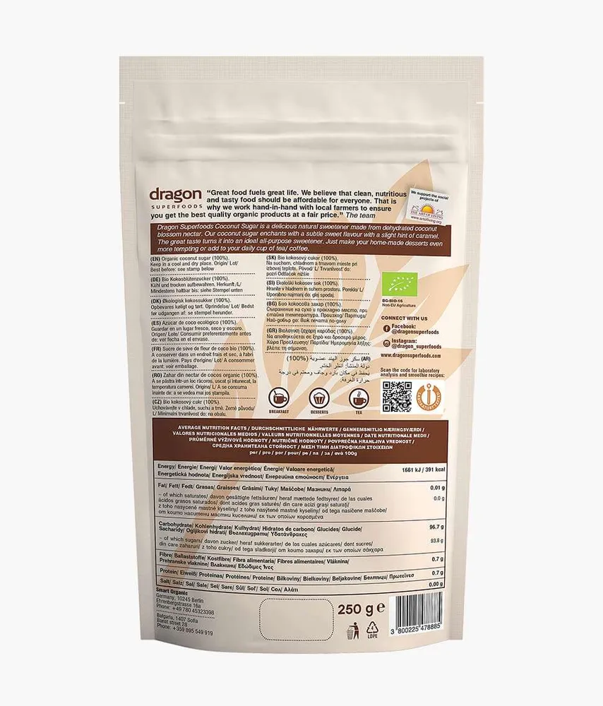 Kokossukker 250g