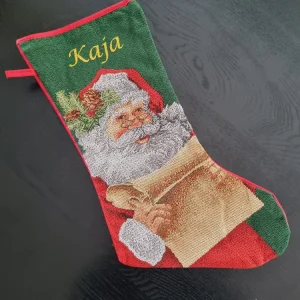 Stor Julestrømpe Med Valfritt Navn, Nissen4
