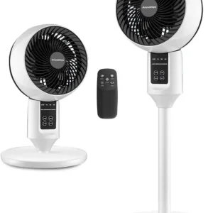 Justerbar gulvventilator med 3D-oscillasjon – Aerion