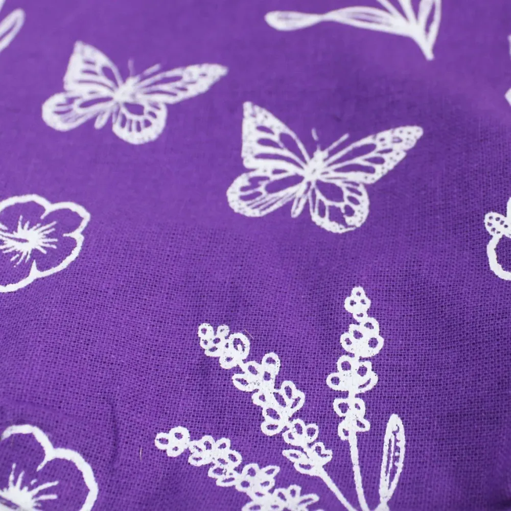 Jutegavepose Medium Lavendel Bomullsfor