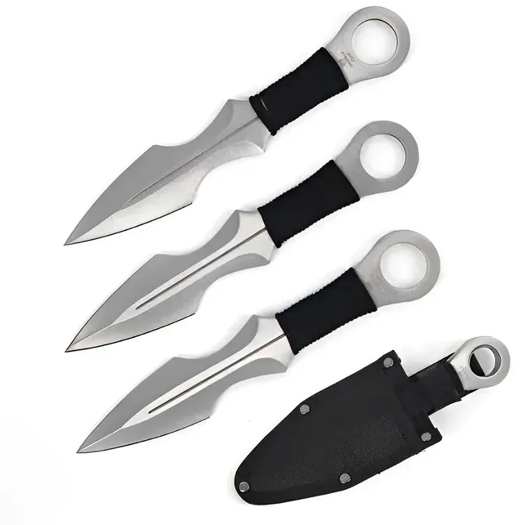 Snake Eye Krom Kasteknivsett - 22cm - 3stk med slire