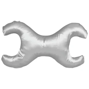 Save My Face - La Petite - lille pude med 100% silkebetræk Silver