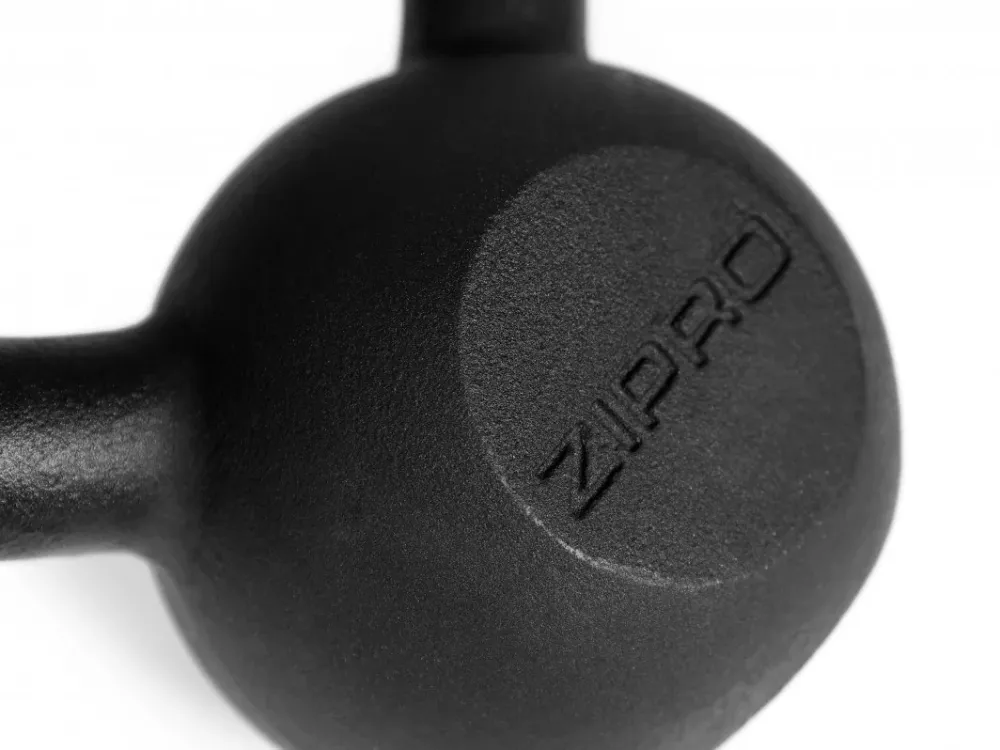 Kettlebell 8kg støpejern, ergonomisk grep hjemmetrening – Zipro