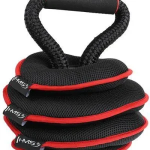 Kettlebell med regulerbar vekt 9kg, myke skiver hjemmetrening HMS KRM20 Kettlebell