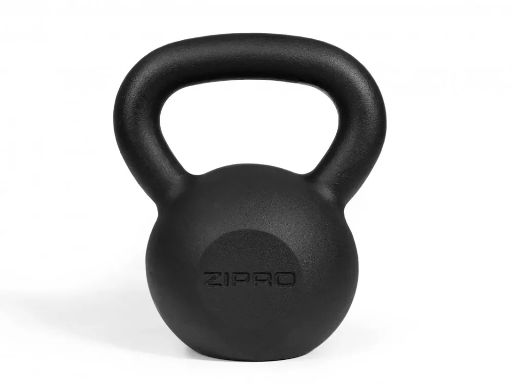 Kettlebell Trenings 16 8kg støpejern, ergonomisk grep hjemmetrening – Zipro