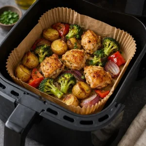 Airfryer Bakepapir Firkantet - 50 ark