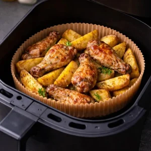Airfryer Bakepapir Rund - 50 ark.