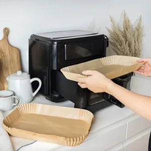 Airfryer papirformer, dobbel skuffe - 50 stk.