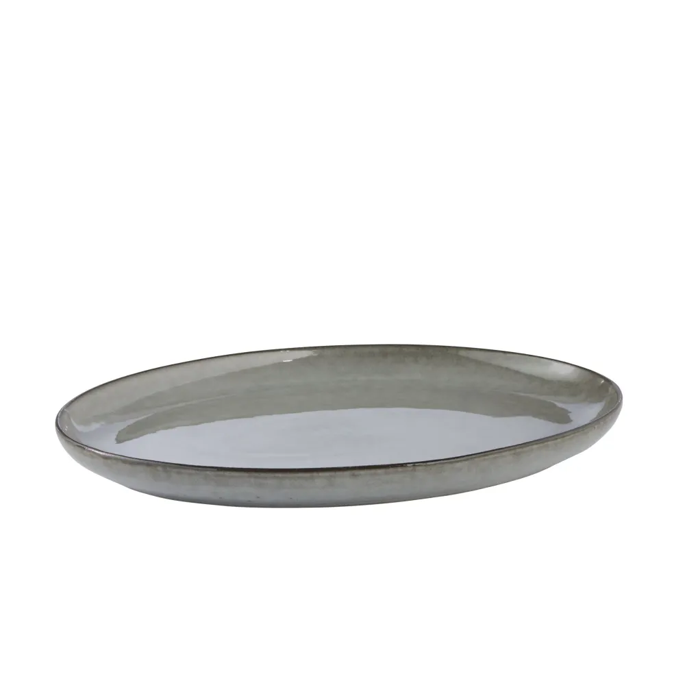 Amera serveringsfat 34x27 cm. grå
