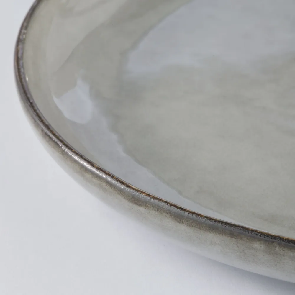 Amera serveringsfat 34x27 cm. grå