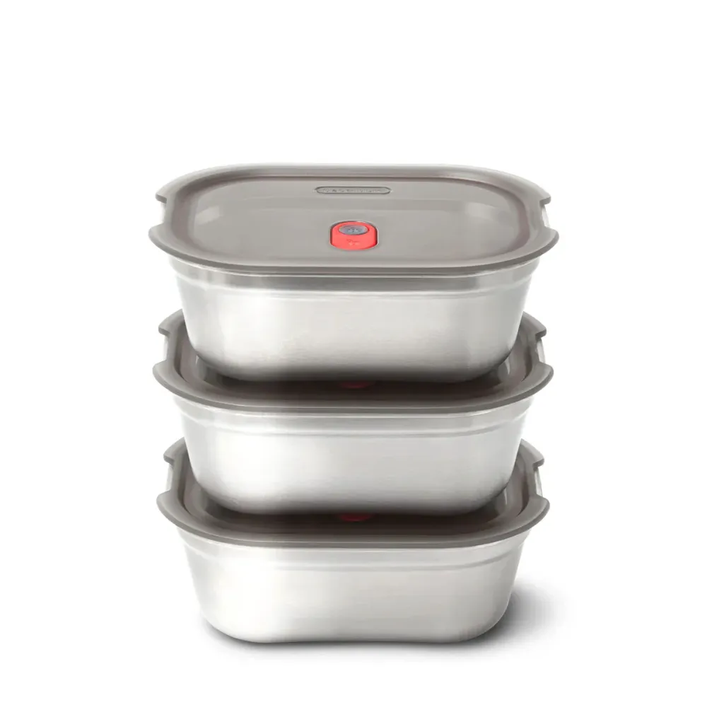 Black + Blum Meal Prep Box Set x3, Medium