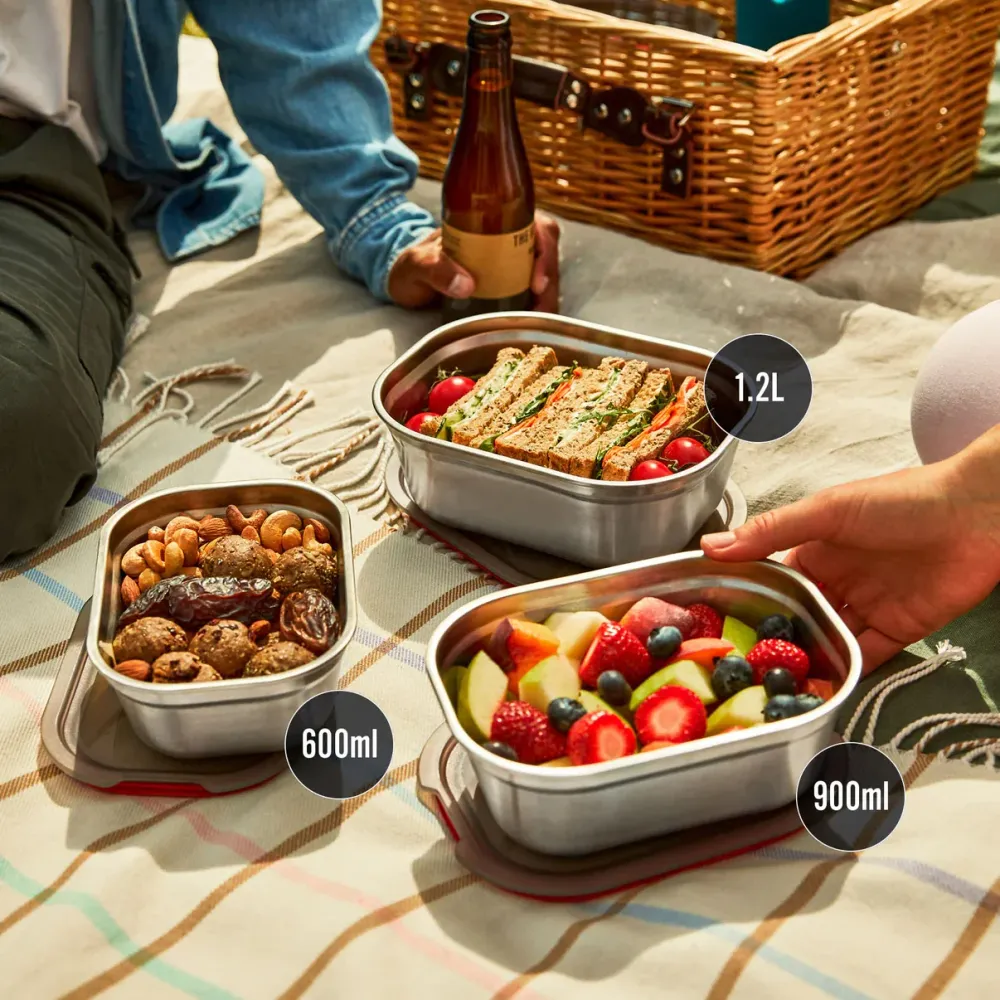 Black + Blum Meal Prep Box Set x3, Medium
