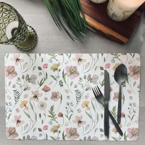 Bordbrikke Flora - Hvit