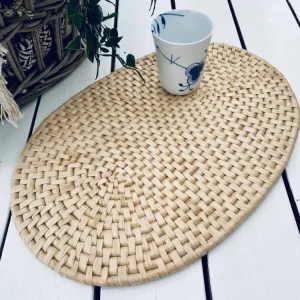 Bordbrikke - Oval Natur