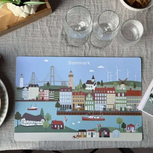 Bordbrikker 4 stk. - Wonderful Denmark